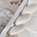 Set lenjerie patut bebe Velvet milky (4)